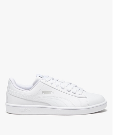 GEMO Baskets garçon unies à lacets – Puma Smashup blanc chine