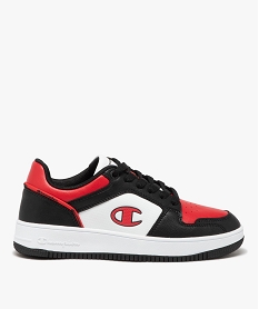 GEMO Baskets basses à lacets lifestyle garçon - Champion Rebound blanc chine