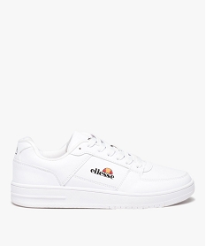 GEMO Baskets garçon unies style rétro à lacets - Ellesse Blanc