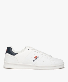 GEMO Baskets homme casual unies à lacets - Ellesse blanc chine