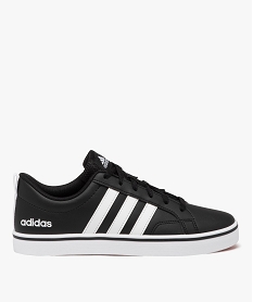 GEMO Baskets homme unies à lacets languette en mesh VS Pace - Adidas noir vif