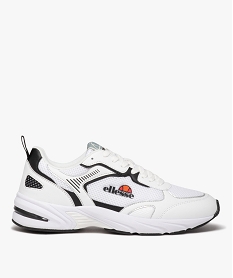 GEMO Baskets homme dessus en mesh style running - Ellesse blanc chine