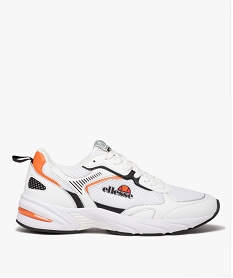 GEMO Baskets homme dessus en mesh style running - Ellesse blanc standard