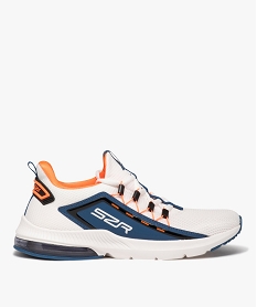 GEMO Baskets homme en mesh style running avec semelle à bulle dair - Slazenger Bleu