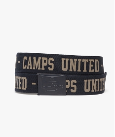 GEMO Ceinture en toile tissée homme - Camps United Bleu