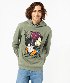 GEMO Sweat à capuche imprimé homme - Dragon Ball Z Vert