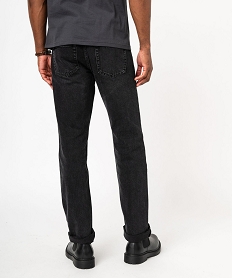 jean coupe regular legerement delave homme noir jeans regularJ681101_3