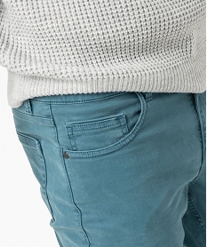 pantalon slim stretch 5 poches homme bleu pantalonsJ683401_2