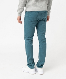 pantalon slim stretch 5 poches homme bleu pantalonsJ683401_3