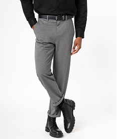 GEMO Pantalon traveller Straight homme Gris