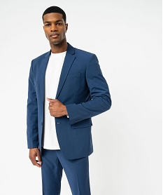 GEMO Veste de costume coupe droite homme Bleu