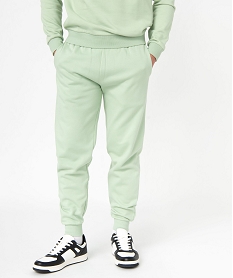 GEMO Pantalon de jogging molletonné homme Vert