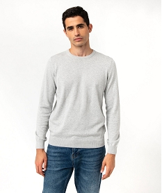 COMBI BLEU PULL GRIS CLAIR CHIN