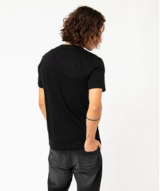 tee-shirt manches courtes imprime homme - iron maiden noirJ705501_3