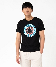 GEMO Tee-shirt à manches courtes à motif homme - Red Hot Chili Peppers noir standard