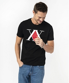 GEMO Tee-shirt manches courtes imprimé graphique homme - Hunter x Hunter noir standard