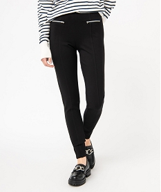 GEMO Legging à poches zippées femme noir standard