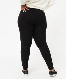 leggings avec fausses poches zippees femme grande taille noir leggings et jeggingsJ715101_3