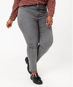 GEMO Jean Regular femme grande taille Gris