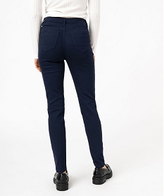pantalon coupe slim taille normale femme bleu pantalonsJ729901_3
