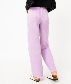 jean wide legs taille haute colore femme violet wide legJ730701_4