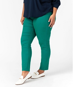 pantalon coupe regular femme grande taille bleuJ730801_1