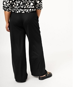 pantalon large a pinces femme grande taille noir pantalons et jeansJ735701_3
