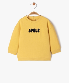 GEMO Sweat à message bébé garçon Orange