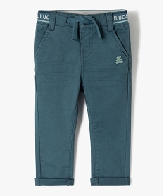 GEMO Pantalon slim en coton stretch bébé garçon - LuluCastagnette Bleu