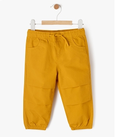 GEMO Pantalon parachute en toile bébé garçon Jaune