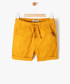 LING.BAS BEIGE BERMUDA JAUNE SOLEIL