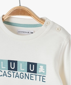 ensemble 2 pieces chemise et tee-shirt bebe garcon - lulucastagnette vertJ809101_4
