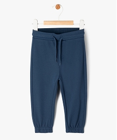 pantalon de jogging leger bebe garcon bleuJ811801_1