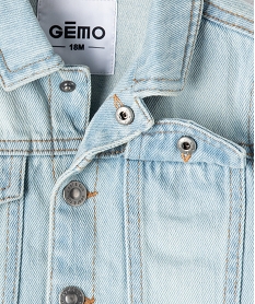 veste en jean fermeture boutons bebe garcon bleu vestesJ813801_3