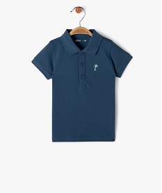 BLOUSON NOIR POLO BLEU