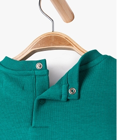 tee-shirt a manches courtes avec inscription bouclette bebe garcon vert tee-shirts manches courtesJ816401_3