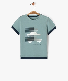 GEMO Tee-shirt à manches courtes en maille piquée bébé garçon - LuluCastagnette vert standard