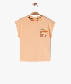 GEMO Tee-shirt avec motif estival bébé garçon Orange