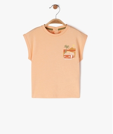 GEMO Tee-shirt avec motif estival bébé garçon orange standard