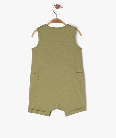 combishort sans manches avec motif estival bebe garcon vert shorts et bermudasJ824701_3