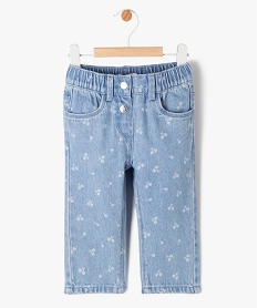 jean delave avec motifs cerises bebe fille bleuJ829601_1