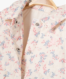 veste matelassee a motif fleuris bebe fille - lulucastagnette imprime vestesJ831401_3