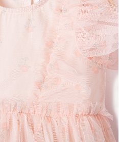 robe de ceremonie en tulle bebe fille rose robesJ834301_2