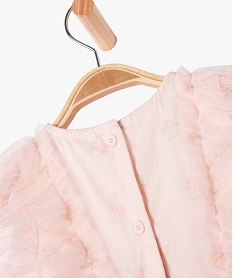 robe de ceremonie en tulle bebe fille rose robesJ834301_3