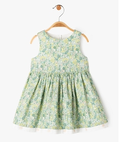 robe a paillettes reversible bebe fille vert robesJ834601_1