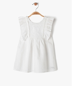 GEMO Robe à volants avec buste brodé bébé fille - LuluCastagnette Beige