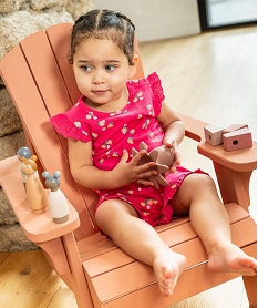 GEMO Pyjashort 2 pièces avec motifs fruits bébé fille rose standard