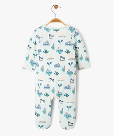 pyjama dors-bien fermeture devant avec motifs palmiers bebe bleuJ852601_4