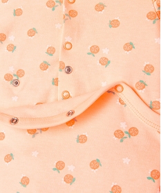 pyjama dors-bien avec volants sur les epaules bebe fille orangeJ863101_3