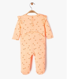 pyjama dors-bien avec volants sur les epaules bebe fille orangeJ863101_4